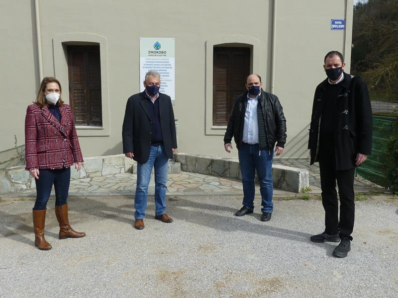 Συνάντηση Θ. Σκάρλου για την αναβάθμιση των Λουτρών Σμοκόβου