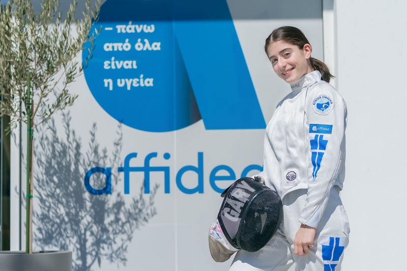 Με την Affidea η Πρωταθλήτρια ξιφασκίας Σταυρίνα Γαρυφάλλου