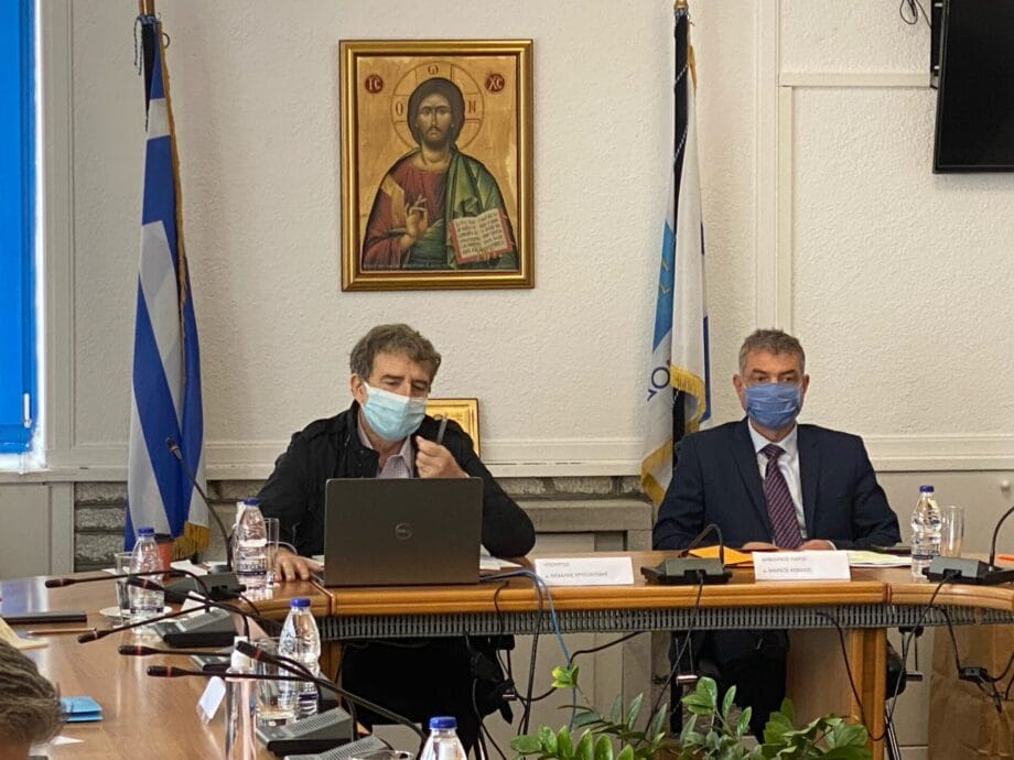 Μιχάλης Χρυσοχοΐδης στην Πάρο ύστερα από πρόσκληση του Δημάρχου Μάρκου Κωβαίου