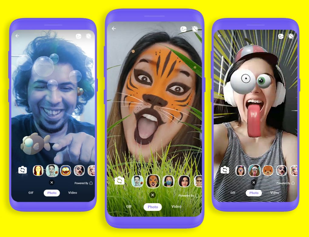 Viber & Snap μαζί! Φακούς AR στα μηνύματα για φωτογραφίες και βίντεο