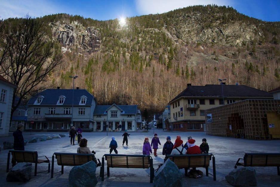 Rjukan νορβηγία καθρέφτες