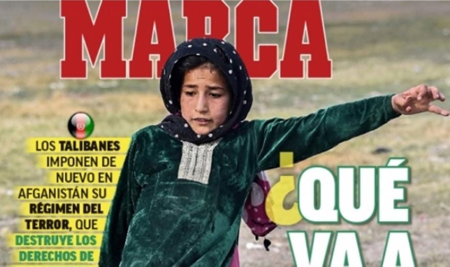 marca πρωτοσέλιδο αφγανιστάν