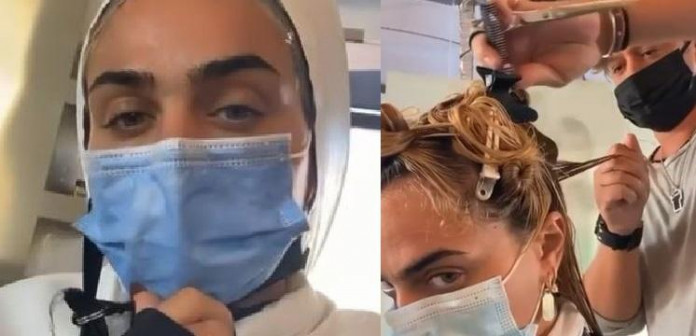Κόνι μεταξά λουκ μαλλιά