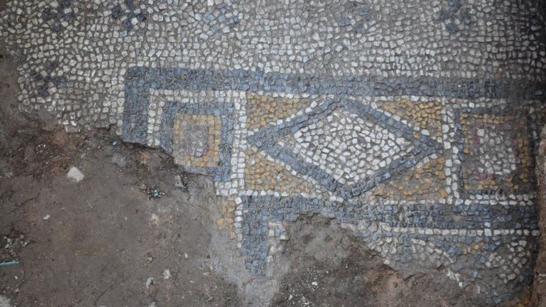 Χίος ψηφιδωτό αντιπλημμυρικά έργα