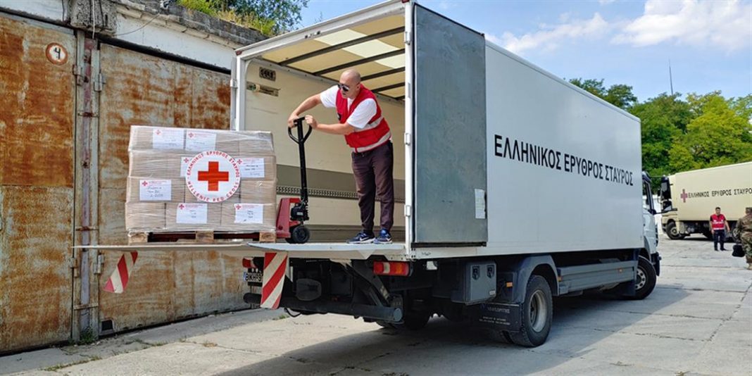 βοήθεια ερυθρός σταυρός Ουκρανοί Μολδαβία