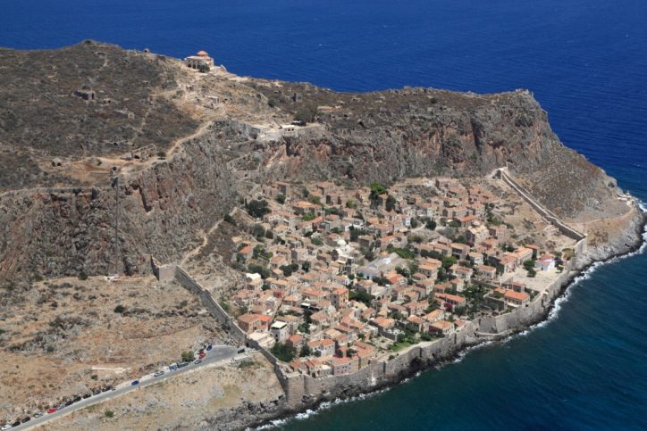 Τελεφερίκ στο Κάστρο της Μονεμβασιάς