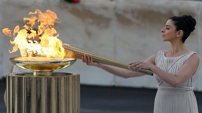 Ολυμπιακή Φλόγα μαραθώνας