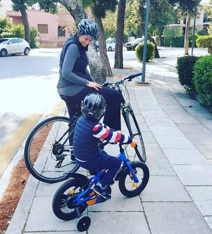 Η Νίκη Κεραμέως και ο γιος της