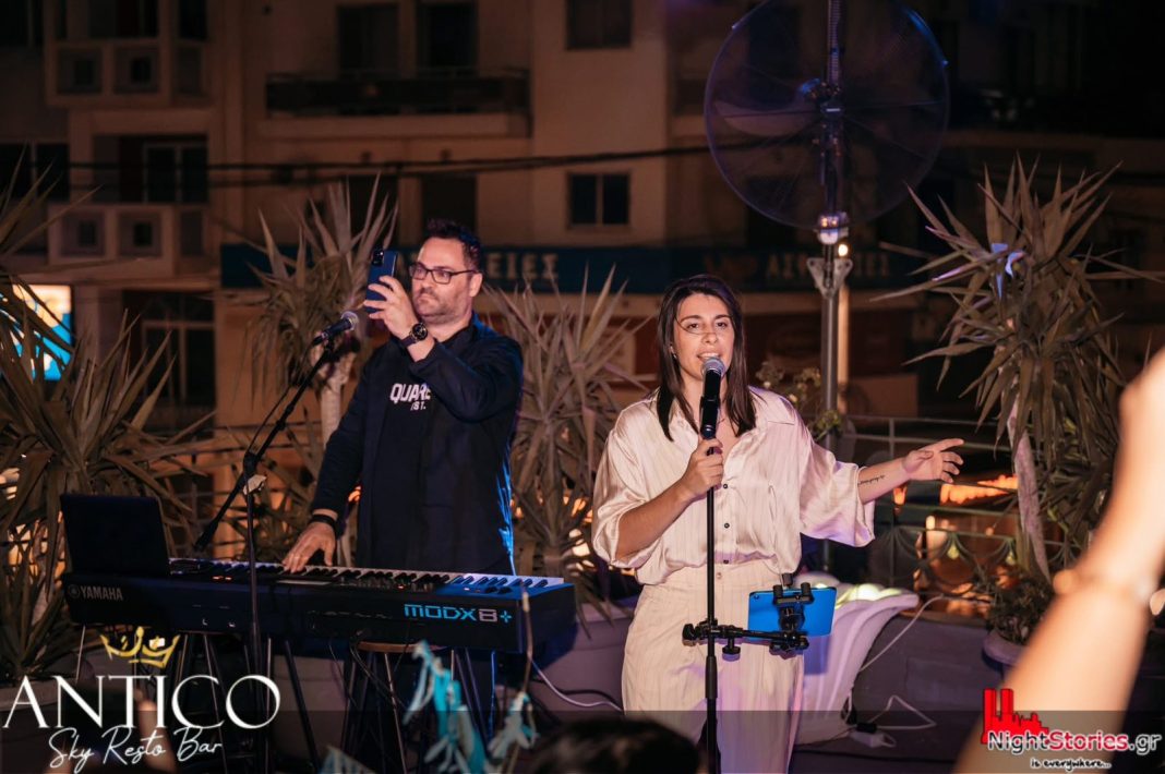 Τζένη Γεωργιάδη στο ANTICO Sky Resto Bar