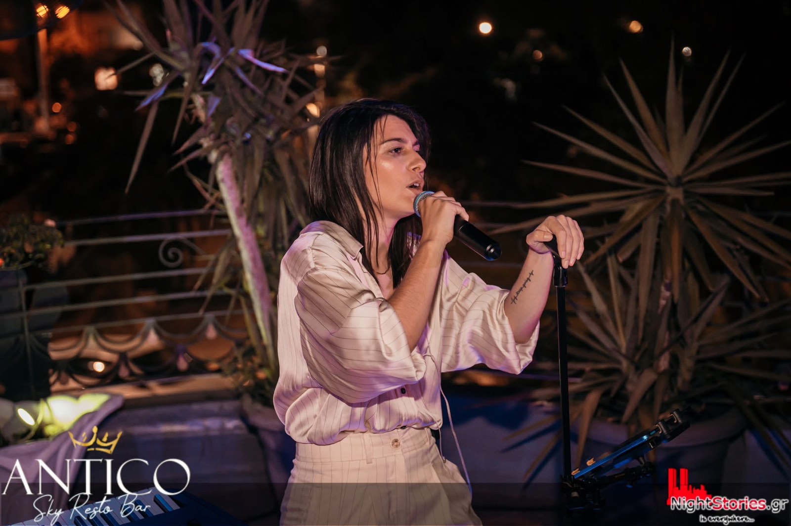 Τζένη Γεωργιάδη στο ANTICO Sky Resto Bar